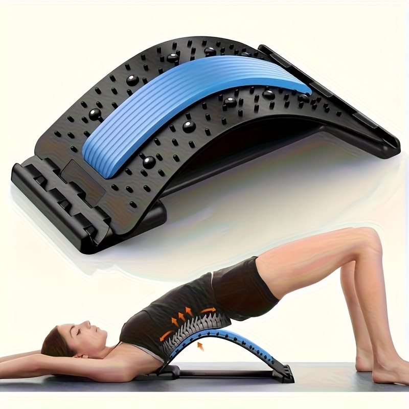 Home Gym Routine - 3-niveau rugstretcher houdingcorrector lendensteun ergonomisch voor