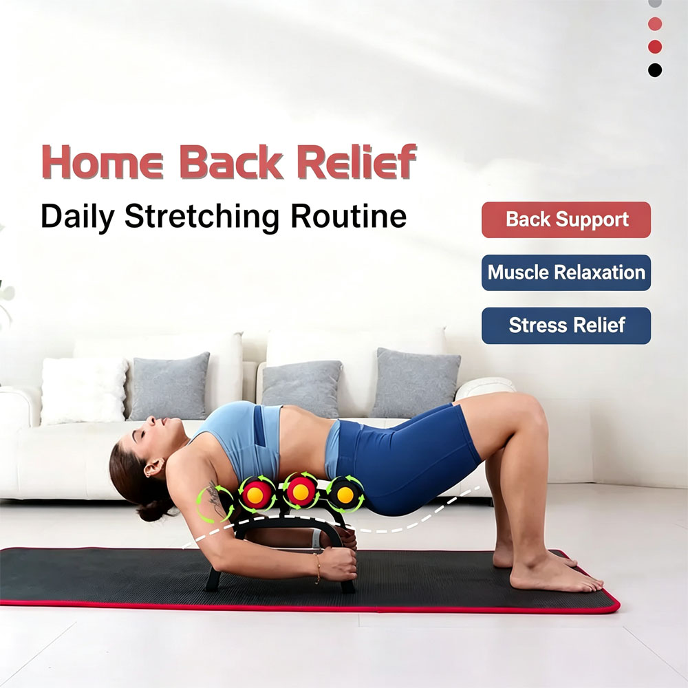 Home Gym Routine - Mini Inverstafel, Stretching Trainingsmachine, Verlicht Rug-