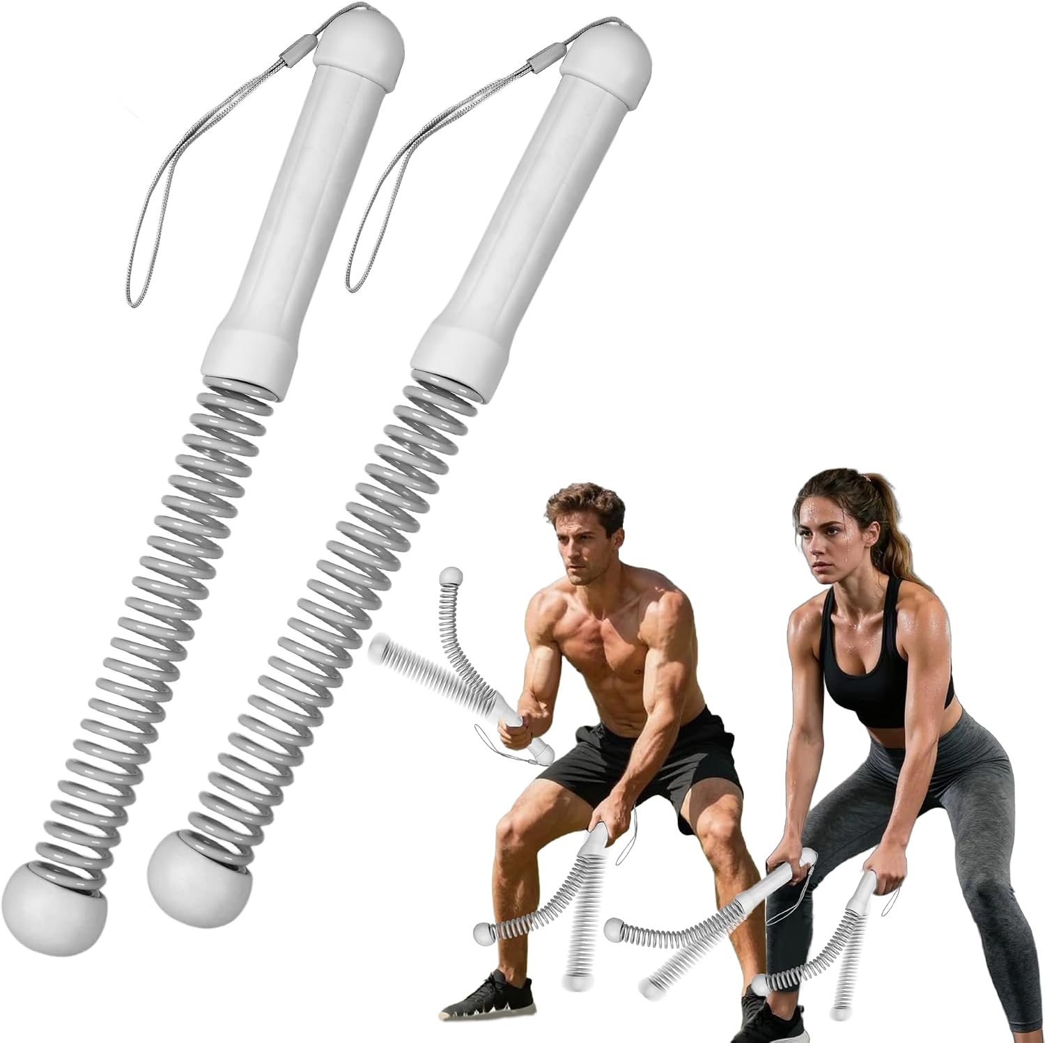Home Gym Portable - 2e generatie Ropeless Battle Ropes voor